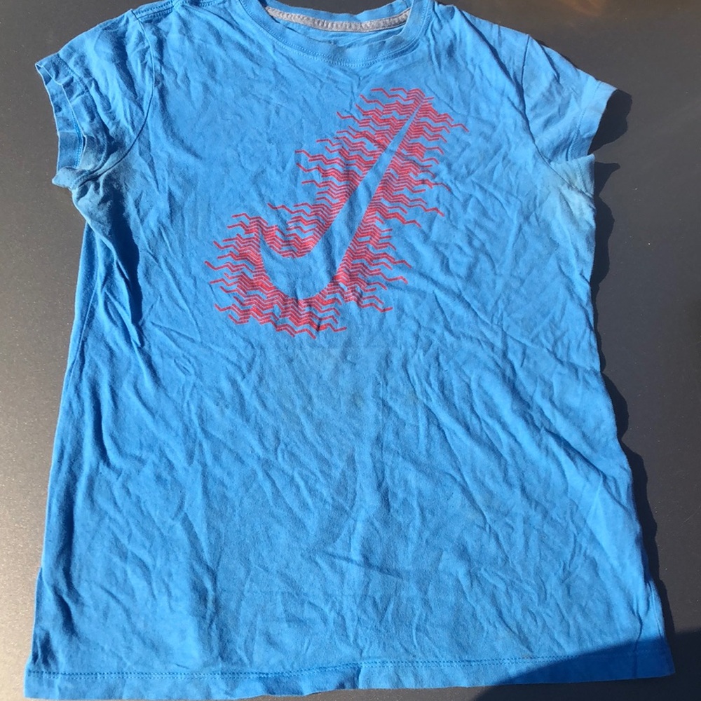 baby blue nike shirt